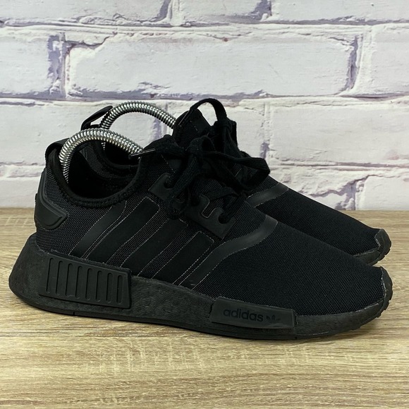 adidas Shoes - Adidas NMD R1 Black Sneakers Youth 6 / Women's Size 7 Athletic Running Gym Shoes